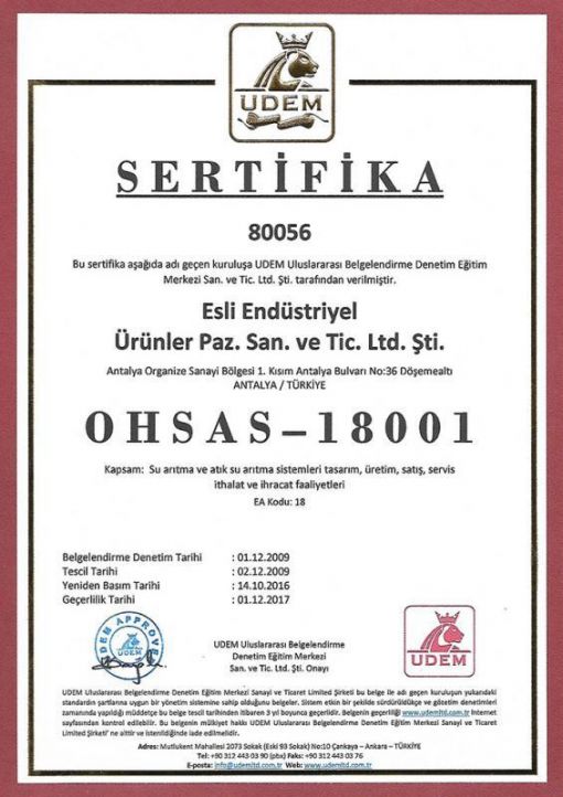  ROWAX SERTİFİKA